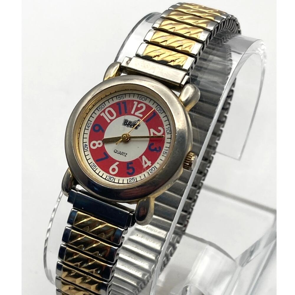 Vintage Brat Quartz Women's Watch 26mm - New Battery - Expandable Stretch Band